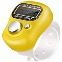 Plástico Compacto Mini Marcador de Puntada y Fila Contador de Dedos LCD Contador electrónico electrónico de conteo…